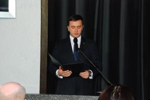 Márvány Miklós a nagykövetség képviseletében