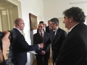 B. Sobotka miniszterelnök és Kövér László